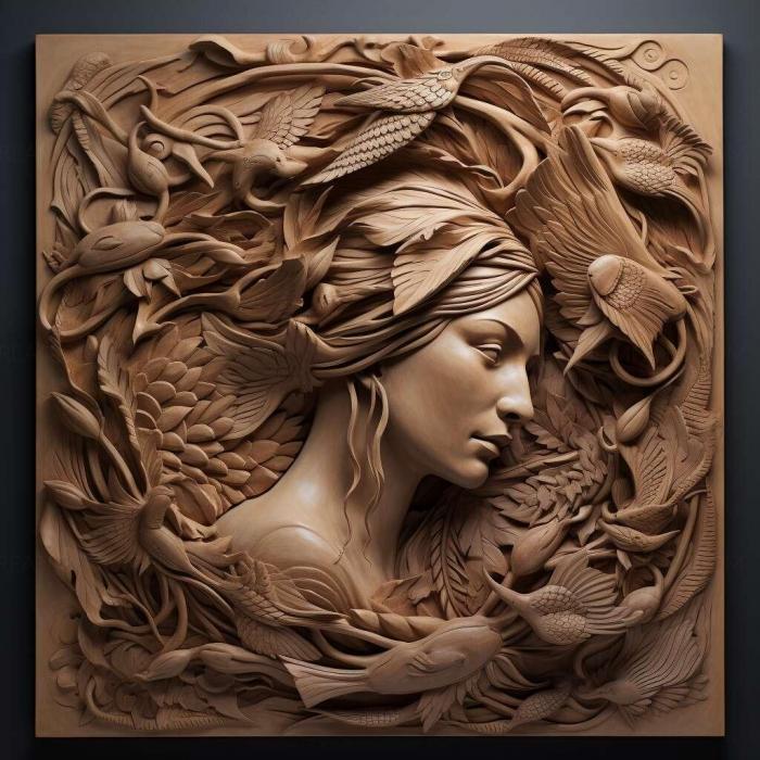 نموذج ثلاثي الأبعاد لآلة CNC 3D Art 